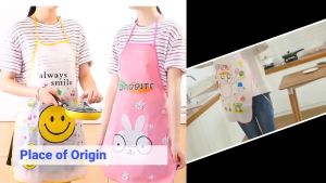 CELEMEK MASAK APRON KARAKTER MOTIF WATERPROFF WATERPROOF PLASTIK PVC