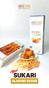 Castle Farms - Kurma Sukari Almond Butter Dus 500gr