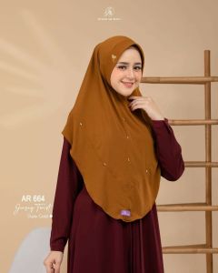 Jilbab hijab kerudung bergo krudung wanita dewasa jersey instan pyet terbaru new terlaris terkini modern kekinian murah viral 2022 Arrafi AR 664 adem mudah di bentuk cantik pet antem bahan stella ori premium cantik bayar di tempat COD gratis ongkir