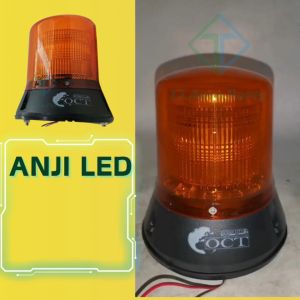 Lampu Suar Berkelip Cahaya LED 12V-24V Beacon Lamp Amaran (Kuning) Strobe Lori Treler Trak 1 pcs