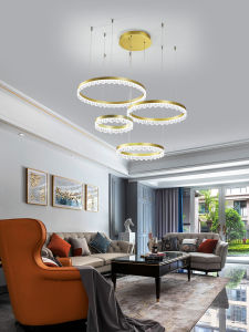 Modern Minimalist Crystal Chandelier Creative Lighting Luxury Personalized Living Room Big Lamp Romantic Room Hanging Light