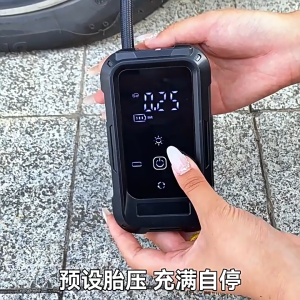 Air Pump For Car Tire Maximum Air Pressure 150PSI Portable Tire Inflator Digital Rechargeable For Bike Ball Car Motorcycle