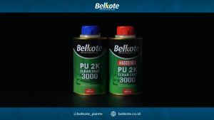 [Sulsel-Sulbar] Belkote PU 2K Clear Coat 3000 (Clear Belkote 3000) 600 ml Set
