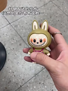 RK GANTUNGAN BONEKA LABUBU BERUBAH WAJAH LABUBU FACE SWAP FREE RING BANYAK WARNA