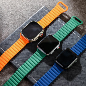 Magnetic silicone strap is suitable for Apple Watch 38/40/41/42/44/45/49mm sports strap is suitable for iWatch series 987654321