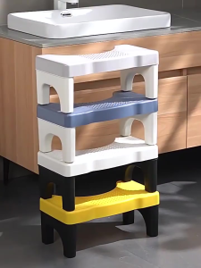 Ligou เก้าอี้วางเท้าสำหรับห้องน้ำ ทนทานต่ออุจจาระ ออกแบบมาสำหรับใช้ในห้องน้ำโดยเฉพาะ ช่วยให้คุณนั่งสบายและมั่นคง