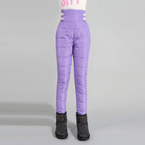 Girls down Pants High Waist Winter Waterproof Northeast Pants Childrens Thick Warm Pants Harbin Children Outerwear