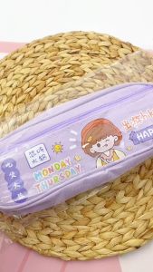 Tempat Pensil 2 Resleting Karakter Kartun Kapasitas Besar Kotak Pensil Anak Perempuan Tempat Pensil Lucu Kotak Pensil Serbaguna Tempat Alat Tulis Perlengkapan Sekolah Dua Sisi Resleting ptt