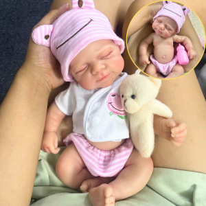 Búp Bê Sơ Sinh Toàn Thân Silicon 13 Inch Pascale Girl Mềm Mại Chắc Chắn Có Thể Giặt Được Đồ Chơi Dành Cho Trẻ Từ 14 Tuổi Trở Lên Quà Tặng Giáng Sinh