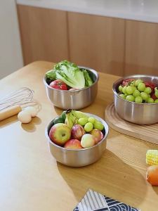 FaSoLa | Multipurpose Stainless Steel Kitchen Basin Draining Vegetables and Fruits Washing