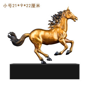 Bronze Horse Home Decorations Chinese Style Desktop Ornaments Craftsmanship Personalized Engraving Half Handmade Gift