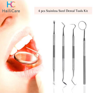 Dearbeauty | Dental Mirror Sickle Tartar Scaler Teeth Pick Spatula Dental Laboratory Equipment Dentist Gift Oral Care Tooth Cleaning Tools