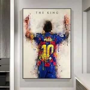 BILIBILI | Soccer Star Messi Poster Decorative Modern Home Wall Art Fans Souving Room Decoration Aesthetics.