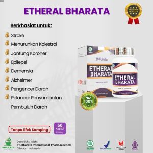 ETHERAL BHARATA Obat Herbal Stroke Ringan Berat Ayan Kejang Epilepsi Pengencer Darah