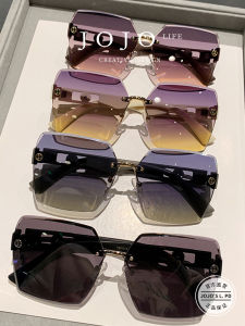 Ultra-Light Titanium Frame Gold Wire Glasses Frame JOJOS L. PD Insult Polygonal Natural Face Glasses Frame for Women