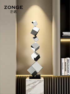 ZHONGGE | Modern Luxury Geometric Metal Decorative Accessory