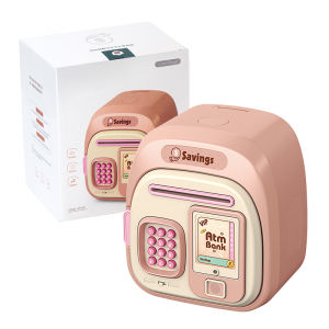 Electronic Piggy Bank for Children Password Saving Box Safe Cash Money With Fingerprint Sound Bank Mini ATM Kids 3 Year Gifts