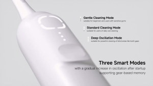Xiaomi Oscillation Electric Toothbrush แปรงสีฟันไฟฟ้าระบบสั่น กันน้ำระดับ IPX8 มอเตอร์สั่นโซนิก อายุแบตเตอรี่ 180 วัน รับประกัน 1 ปี