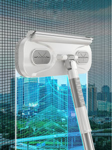 Metal Screen Cleaning Brush - Multi-Functional Extended Spin Tool for Windows Glass and Artifacts Efficient Dirty Remover