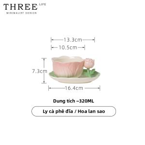 THREE LIFE | Bát Sứ Màu Dưới Men Đẹp