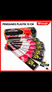 Penggaris Butterfly 15 CM 1PCS/6PCS/12PCS/24PCS - PENGGARIS PLASTIK - ATK - ALAT TULIS - SEKOLAH