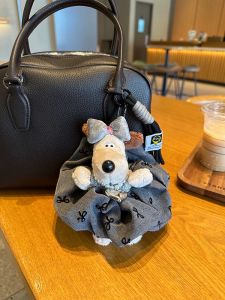 Adorable Plush Keychain Bag Charm Dongda Gate Master Dog High Aesthetic Value Gift for Female Companions Soft Toy Keychain