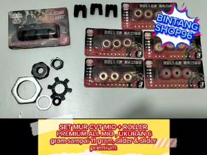 SET CVT MIO + ROLLER ALL MIO DAN SLIDER RING PULLY HARGA SET