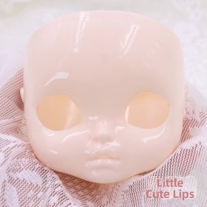 No Makeup RBL Model Doll Head Shell for Modification White Skin Universal Skin