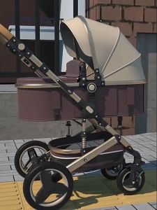 KAPOK【FSS】 Foldable Baby Stroller for Baby Pram with 8 Gifts & 6 Month Warranty