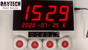 BDAY Local fast shipping DAYTECH Wireless Calling System Restaurant Calling System Wireless Pager Call Button for Hotel/Restaurant/Hospital/Nursing House E-500（Up to 99 buttons can be added！）