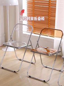 Ghế gấp acrylic trong suốt - Hàng nhập khẩu chất lượng size 46cm*55cm*41cm