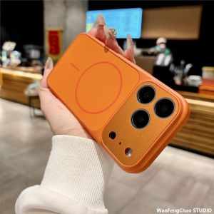 Original Color Magnetic Absorption Full Cover Protective Case for Mobile Phone Precision Hole Design 16Pro Max to 17 Upgrade