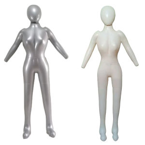 Female Inflatable Full Body Mannequin Dress Display Torso Dummy Model Mannequin Body PVC Dress with Arms and Legs