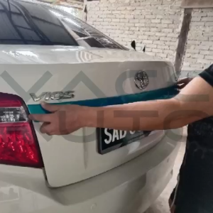 Toyota Vios (3rd Gen) Rear Dashboard Carpet Red Line or Black Line Cover Pad 2013-2019 XP150 NCP150 3rd Vacc Auto