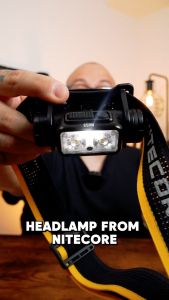 Đèn pin đội đầu NITECORE NU53 sáng 1800 lumens chiếu xa 175m pin 21700 6000mAh sạc nhanh USB-C