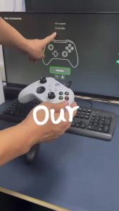 Wireless Controller Compatible with Xbox One Xbox Series X/S Xbox One X/S PC with 2.4GHz Wireless Adapter Gamepad