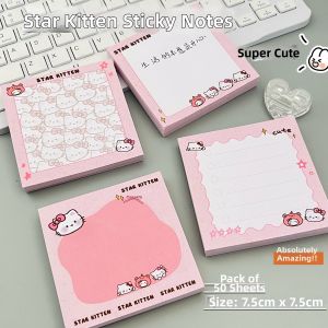 QITAOBAQI | Original Cute Cat Stickers Reusable Notes