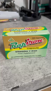RAPIRON Capsule (Vitamins + Iron) Food Supplement FDA Approved BNDPHARMA