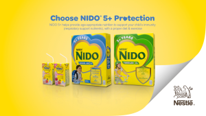 NIDO 5+ Powdered Milk Drink For School Age Children Above 5 Years Old 8kg (2kg - Pack of 4)
