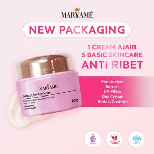 Maryame Beauty Glow Up Day Cream Krim Siang Ajaib Penghilang Bintik Flek Hitam Pencerah Wajah Bpom
