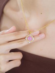 ZHOU LIU FU 周六福 925 Sterling Silver Opal Pearl Set Necklace Bracelet & Earrings Jewelry Set J0614394 J0714366 J0914573