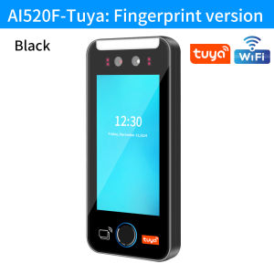 Tuya WIFI APP AI Dynamic Biometric Fingerprint Face Recognition Attendance Access Control Machine 1080P HD 5inch Screen