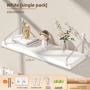 Hanging Wall Shelf No Drilling 1-piece Board