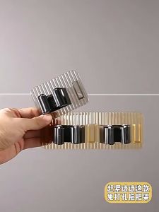 🔥READY STOCK🔥Wall-Mounted Mop & Broom Holder with Strong Clamping Space-Saving Storage Rack for Bathroom & Kitchen