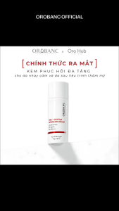 Kem Orobanc Phục Hồi Da Nhạy Cảm Sau Peel Laser Treatment Giảm Đỏ- Nio Glucan Intensive Cream 30Gr