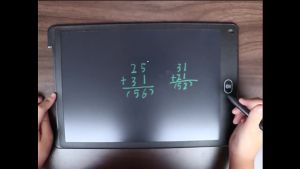 Bảng viết điện tử tự xóa GrownTech 8.5 inch thông minh cho bé dễ sử dụng an toàn tại nhà
