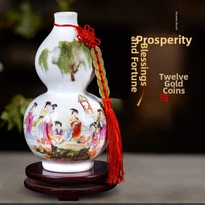 Vại Sứ Hình Dưa Hấu Mới Phong Cách Trung Quốc Handmade