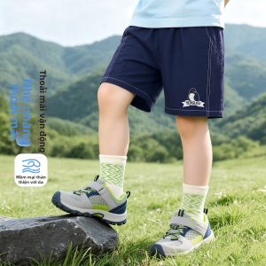 DUFFY BEAR |Quần đùi trẻ em cotton dáng rộng chất liệu mỏng nhẹ thoáng mát