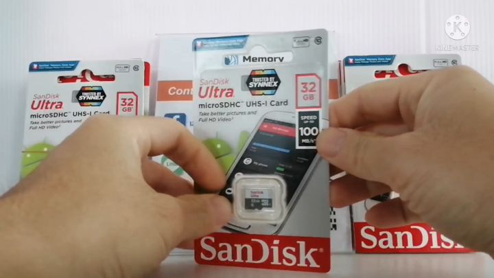 SANDISK Micro SD card ของแท้ Ultra 64GB (100MB/s, R) UHS-I, U1, เมม