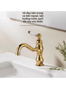 Vòi Nước Nóng Lạnh Toàn Đồng Phong Cách Pháp Cổ Điển